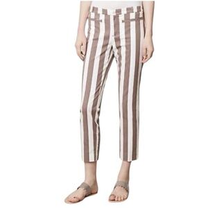 ANTHROPOLOGIE CARTONNIER STRIPED DRESS PANTS